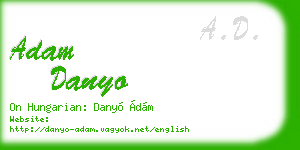 adam danyo business card